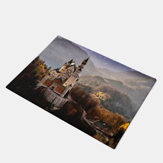 Schloss Neuschwanstein Deutschland Fußmatte (Schrägansicht)