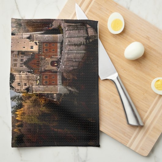 Schloss Neuschwanstein Deutschland Geschirrtuch (Viertel Falte)