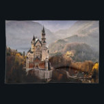 Schloss Neuschwanstein Deutschland Geschirrtuch<br><div class="desc">Schloss Neuschwanstein Deutschland.www.frontiernow.com</div>