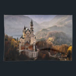 Schloss Neuschwanstein Deutschland Geschirrtuch<br><div class="desc">Schloss Neuschwanstein Deutschland.www.frontiernow.com</div>