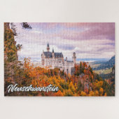 Schloss Neuschwanstein, Deutschland, im Herbst Puzzle (Horizontal)