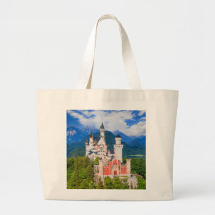 Schloss Neuschwanstein Deutschland Jumbo Stoffbeutel
