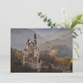 Schloss Neuschwanstein, Deutschland Karte (Stehend Vorderseite)
