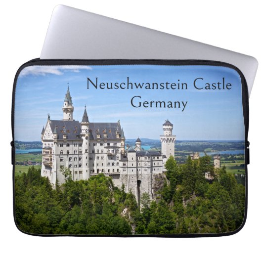 Schloss Neuschwanstein Deutschland Laptop Schlösse Laptopschutzhülle (Vorderseite)
