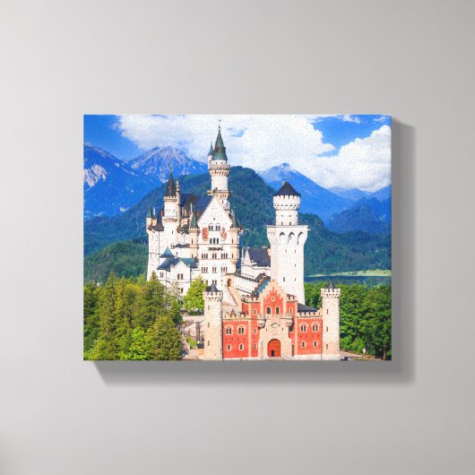 Schloss Neuschwanstein Deutschland Leinwanddruck (Vorderseite)