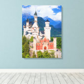 Schloss Neuschwanstein Deutschland Leinwanddruck (Insitu (Holzboden))