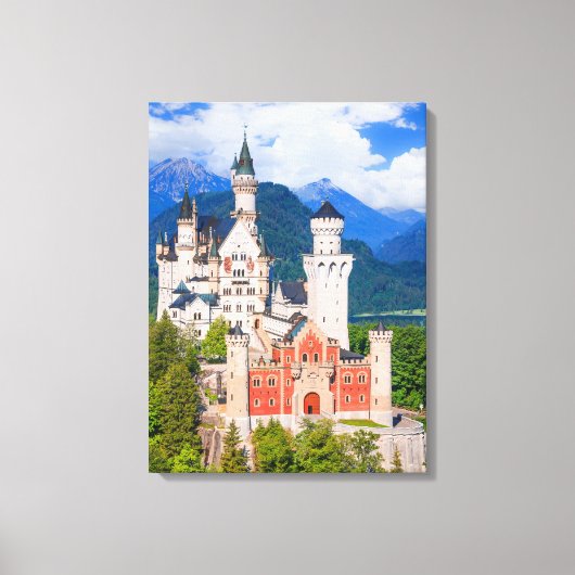 Schloss Neuschwanstein Deutschland Leinwanddruck (Vorderseite)