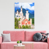 Schloss Neuschwanstein Deutschland Leinwanddruck (Insitu (Wohnzimmer))