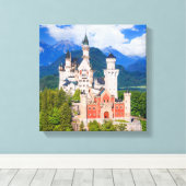 Schloss Neuschwanstein Deutschland Leinwanddruck (Insitu (Holzboden))
