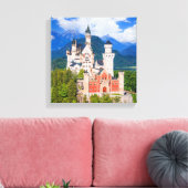 Schloss Neuschwanstein Deutschland Leinwanddruck (Insitu (Wohnzimmer))