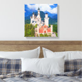 Schloss Neuschwanstein Deutschland Leinwanddruck (Insitu (Schlafzimmer))
