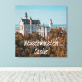 Schloss Neuschwanstein Deutschland Leinwanddruck (Insitu (Holzboden))
