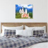 Schloss Neuschwanstein Deutschland Leinwanddruck (Insitu (Schlafzimmer))