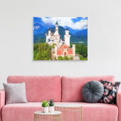 Schloss Neuschwanstein Deutschland Leinwanddruck (Insitu (Wohnzimmer))