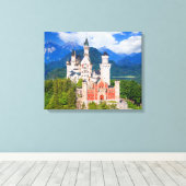 Schloss Neuschwanstein Deutschland Leinwanddruck (Insitu (Holzboden))