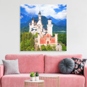 Schloss Neuschwanstein Deutschland Leinwanddruck (Insitu (Wohnzimmer))