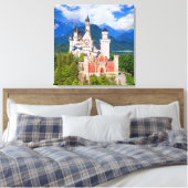 Schloss Neuschwanstein Deutschland Leinwanddruck (Insitu (Schlafzimmer))