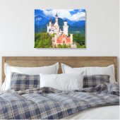 Schloss Neuschwanstein Deutschland Leinwanddruck (Insitu (Schlafzimmer))