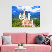 Schloss Neuschwanstein Deutschland Leinwanddruck (Insitu (Wohnzimmer))