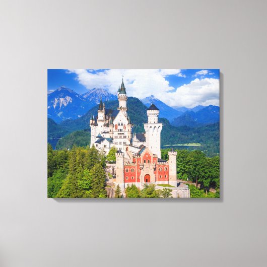 Schloss Neuschwanstein Deutschland Leinwanddruck (Vorderseite)