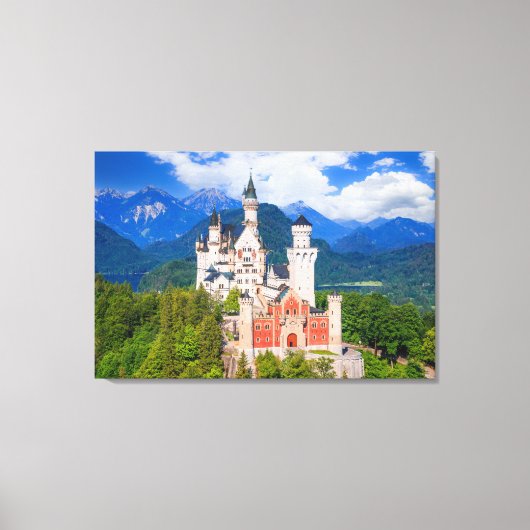 Schloss Neuschwanstein Deutschland Leinwanddruck (Vorderseite)