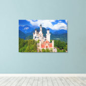 Schloss Neuschwanstein Deutschland Leinwanddruck (Insitu (Holzboden))