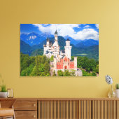 Schloss Neuschwanstein Deutschland Leinwanddruck (Insitu (Wohnzimmer))
