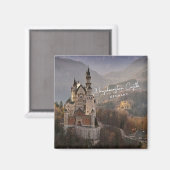 Schloss Neuschwanstein Deutschland Magnet (Vorderseite/Rückseite)