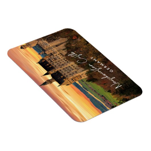 Schloss Neuschwanstein Deutschland Magnet (Rechte Seite)