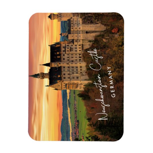 Schloss Neuschwanstein Deutschland Magnet (Vertikal)