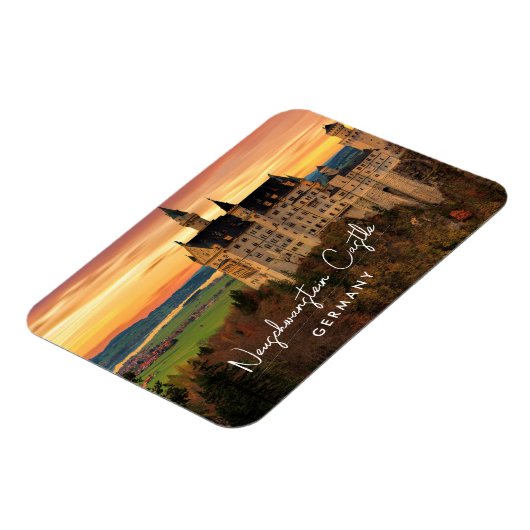 Schloss Neuschwanstein Deutschland Magnet (Linke Seite)