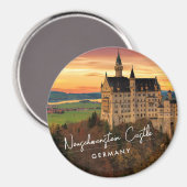 Schloss Neuschwanstein Deutschland Magnet (Vorderseite/Rückseite)