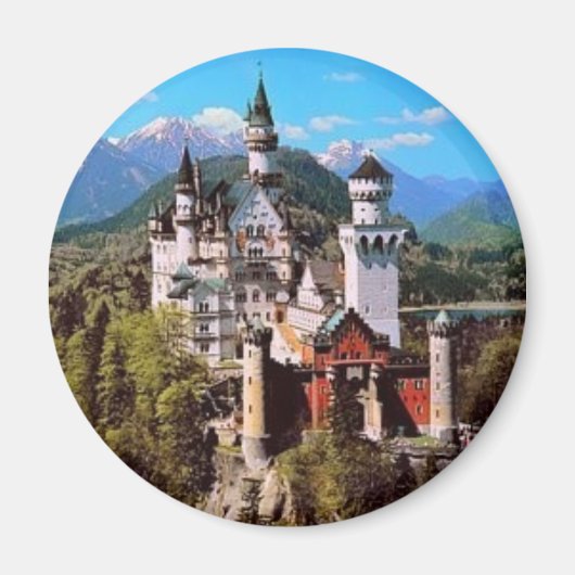 Schloss Neuschwanstein - Deutschland Magnet (Vorne)