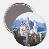 Schloss Neuschwanstein Deutschland Magnet (Vorderseite/Rückseite)