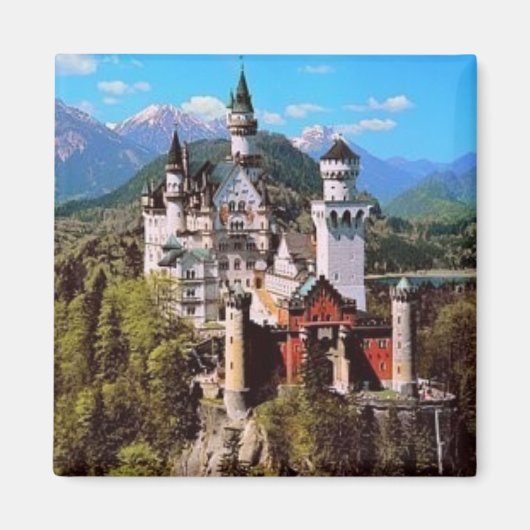 Schloss Neuschwanstein - Deutschland Magnet (Vorne)