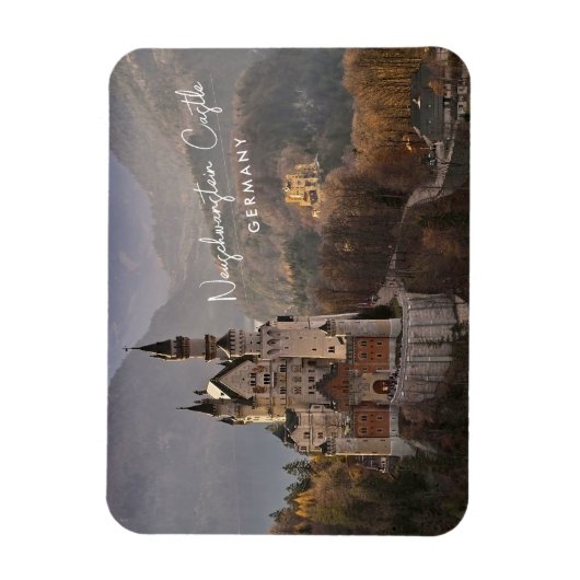 Schloss Neuschwanstein Deutschland Magnet (Vertikal)