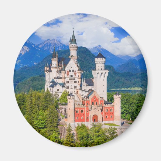 Schloss Neuschwanstein Deutschland Magnet (Vorne)