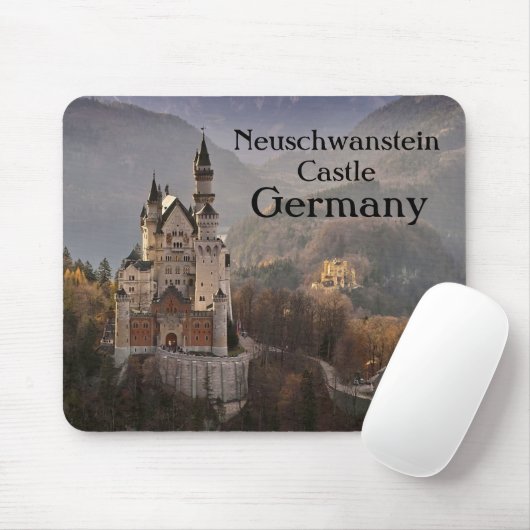 Schloss Neuschwanstein Deutschland Mousepad (Mit Mouse)