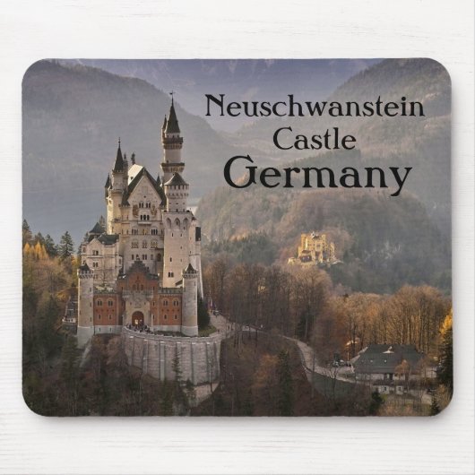 Schloss Neuschwanstein Deutschland Mousepad (Vorne)