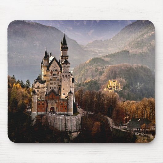 Schloss Neuschwanstein Deutschland Mousepad (Vorne)