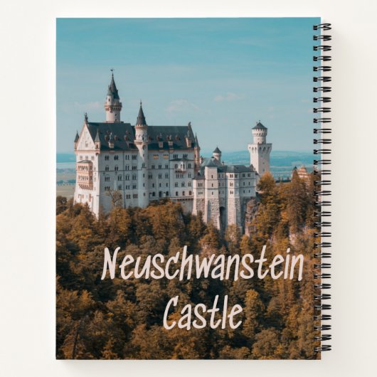 Schloss Neuschwanstein Deutschland Notizblock (Rückseite)