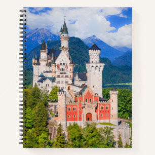 Schloss Neuschwanstein Deutschland Notizblock