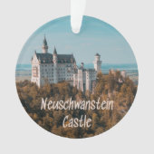 Schloss Neuschwanstein Deutschland Ornament (Vorderseite)