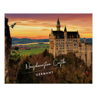Schloss Neuschwanstein Deutschland Poster