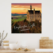Schloss Neuschwanstein Deutschland Poster (Küche)