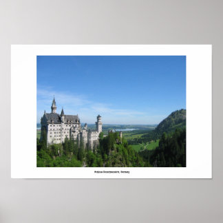 Schloss Neuschwanstein, Deutschland Poster