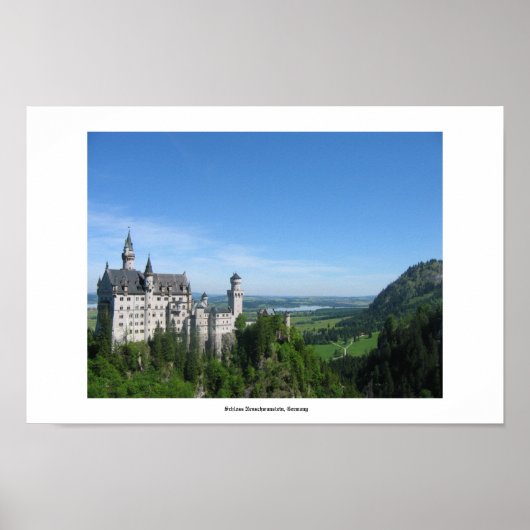 Schloss Neuschwanstein, Deutschland Poster (Vorne)