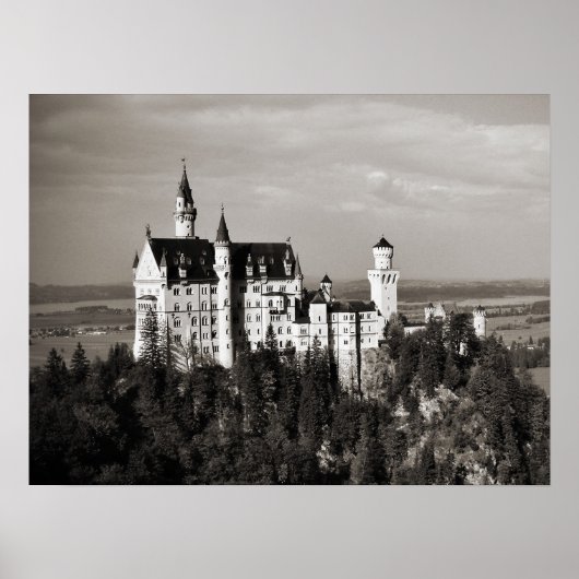 Schloss NEUSCHWANSTEIN Deutschland Poster (Vorne)