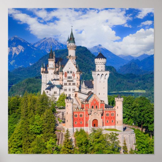 Schloss Neuschwanstein Deutschland Poster (Vorne)