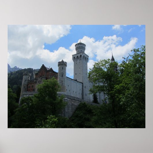 Schloss Neuschwanstein - Deutschland Poster (Vorne)